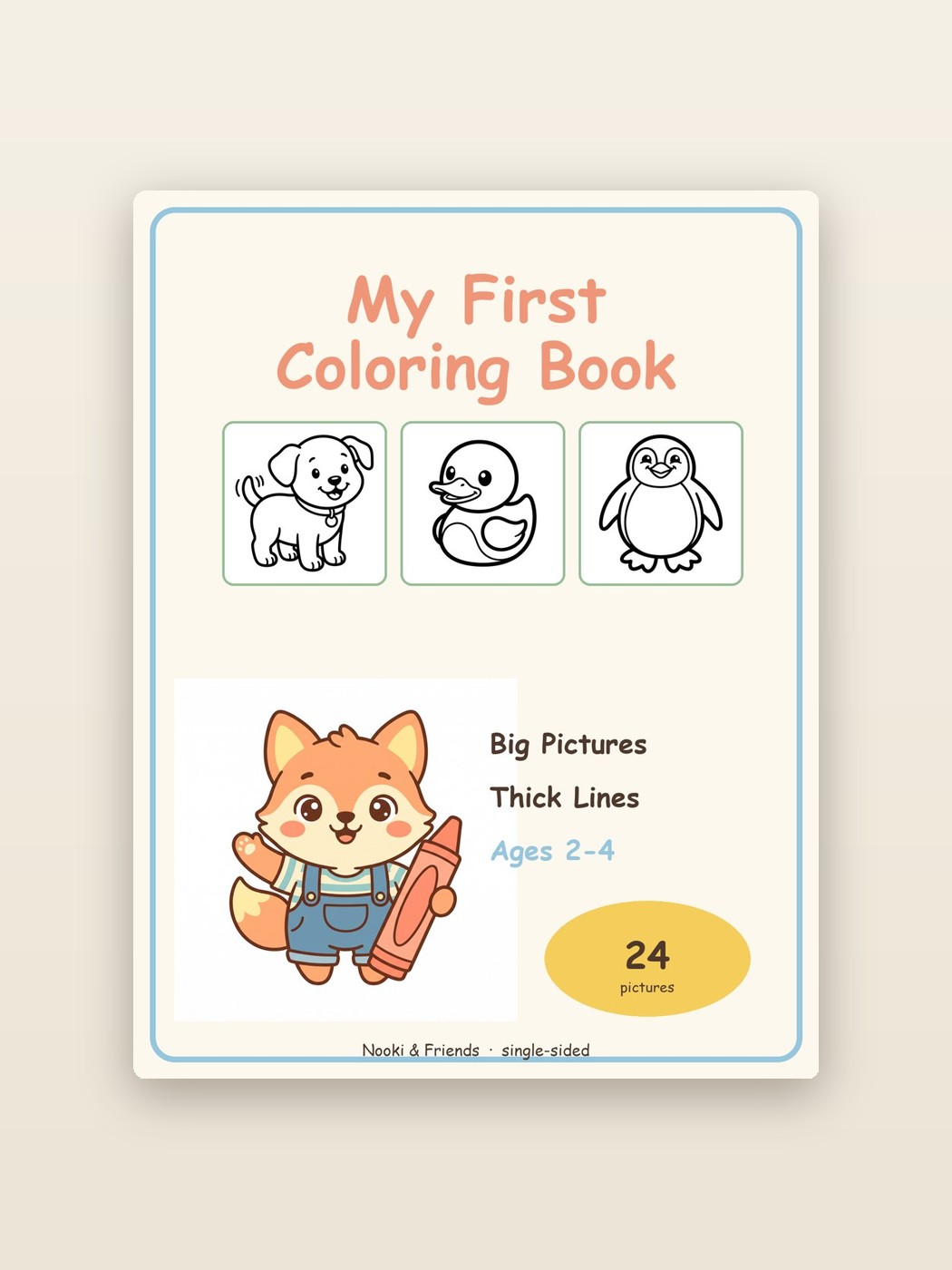 My First Coloring Book
